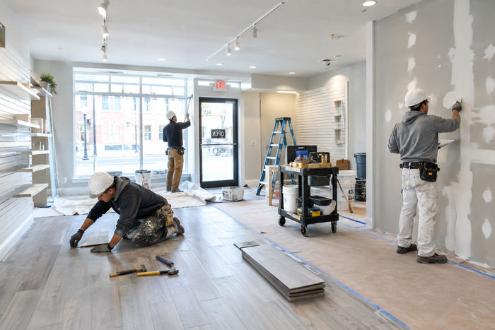 Contractor repair work